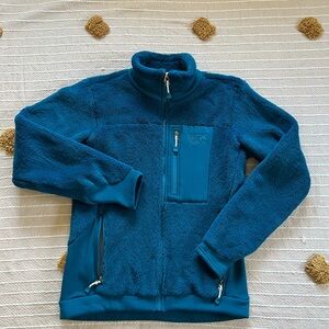 Mountain Hardware Blue Fleece Zip-Up